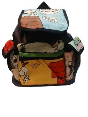 Peanuts -NEW 2026, Snoopy Backpack, Large Capacity, Front & Side pockets,